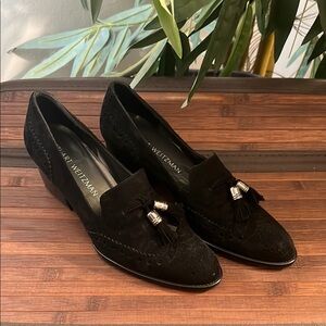 Stuart Weitzman Black Flats